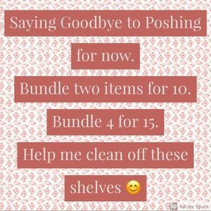 Saying Goodbye to Poshing for now.